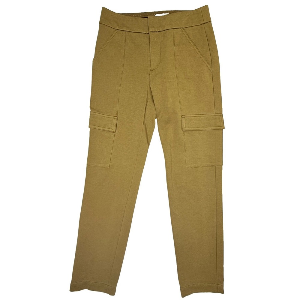 Anthropologie The Essential Slim Women's Size 0 Olive Cargo Utility Pants